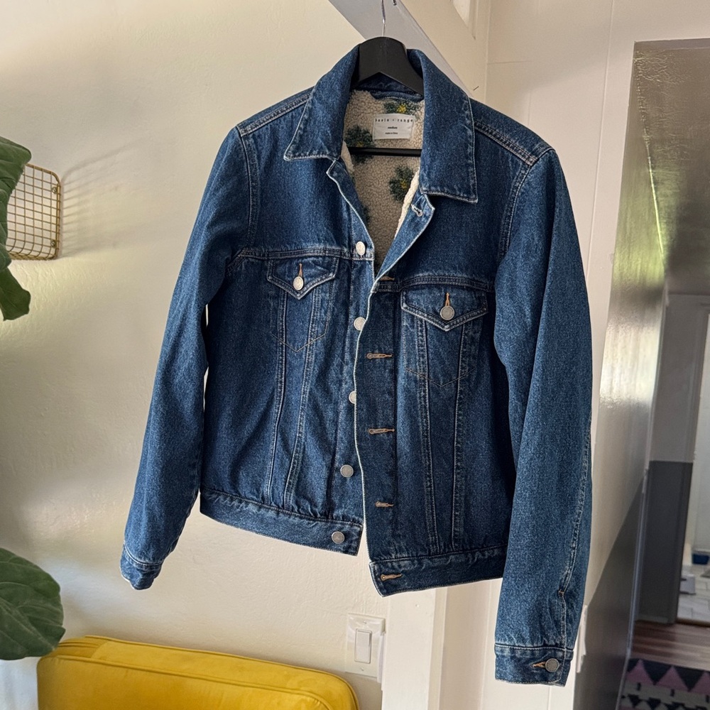 Basin + Range fleece lined denim jacket